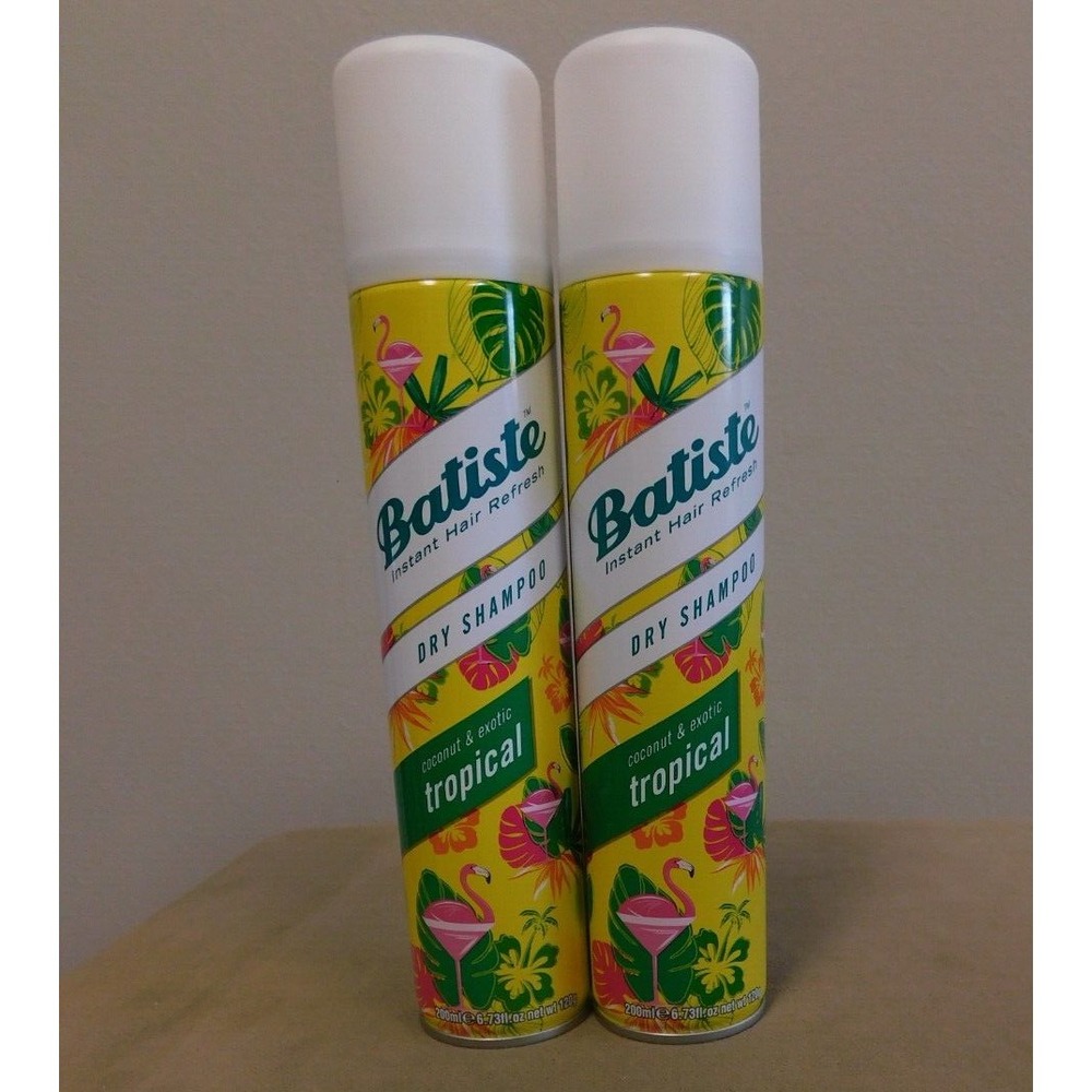 Batiste Dry Shampoo Instant Hair Refresh Coconut & Exotic Tropical 6.73 fl oz